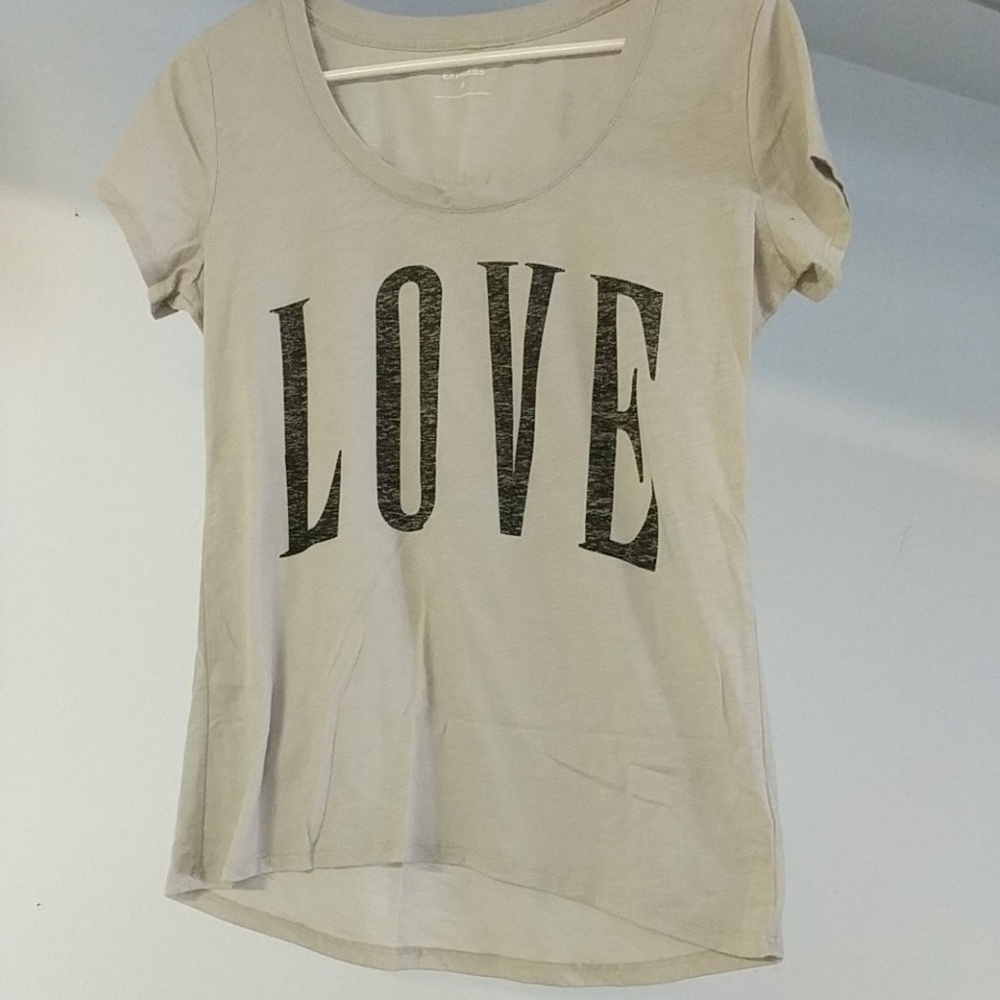 Light grey baby t