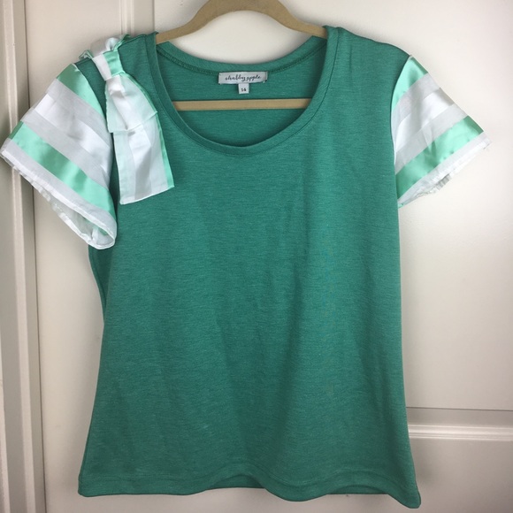 86 off shabby apple tops shabby apple size 14 shoulder bow tee shirt from radar s closet on 86 off shabby apple tops shabby apple size 14 shoulder bow tee shirt from radar s closet on