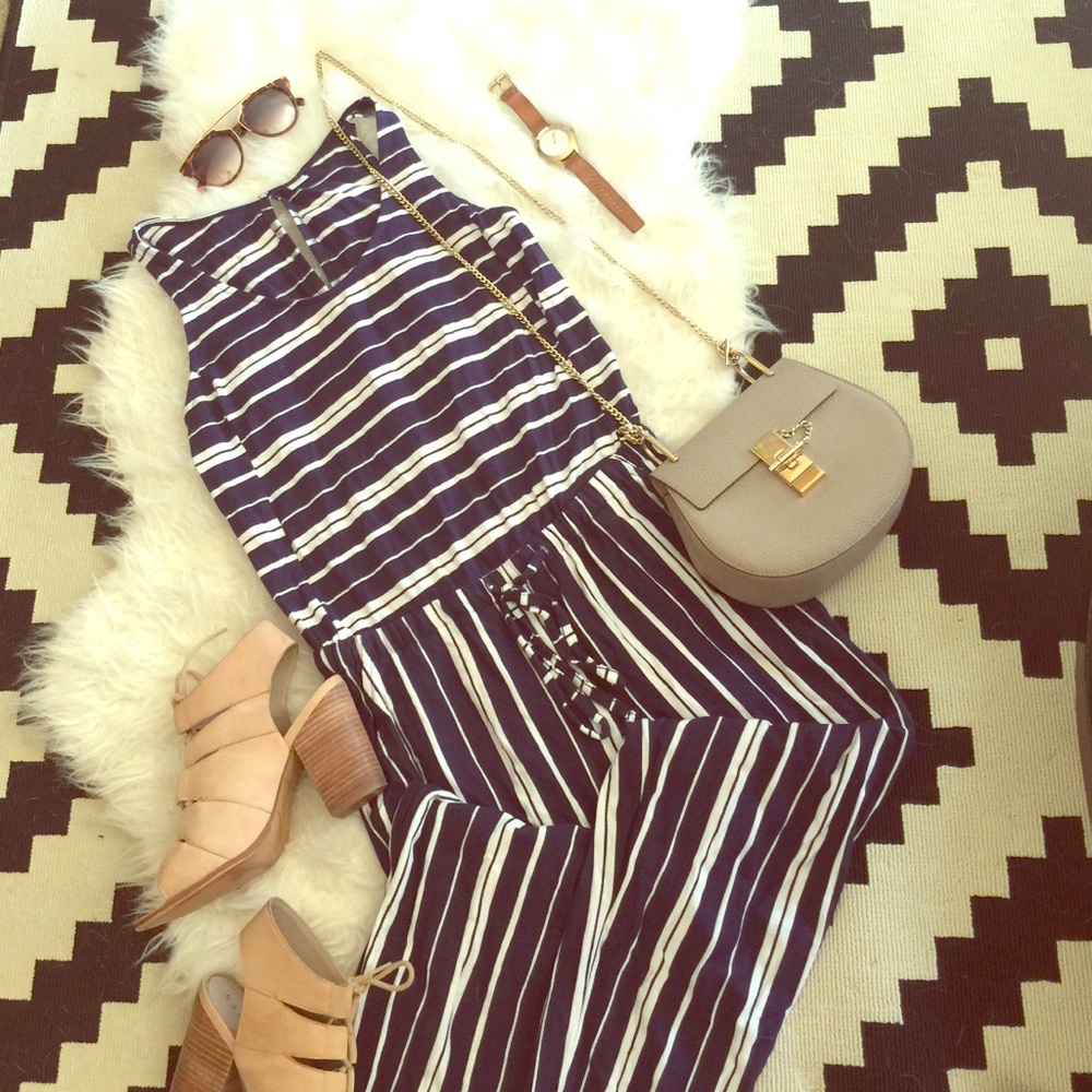 Striped Jumpsuit