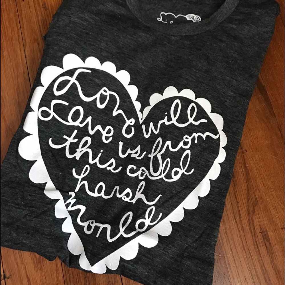 Graphic Tee with quote.