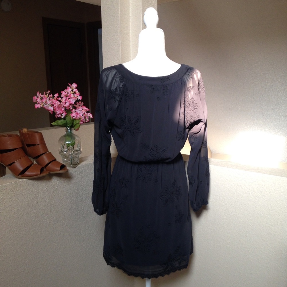 Chelsea & Violet Embroidered Long Sleeve Dress - Picture 3 of 6