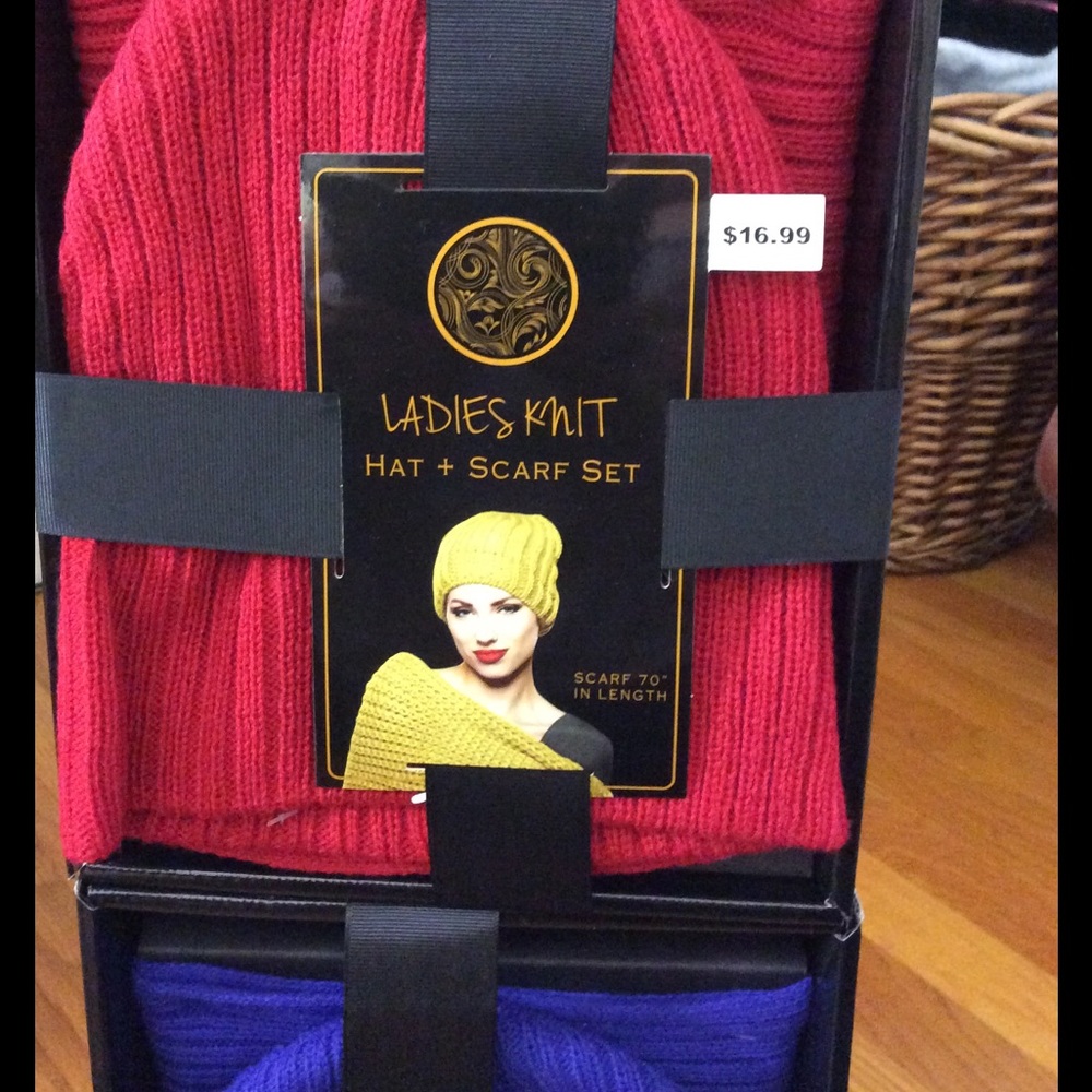 NWT hat and scarf set in a gift 🎁 box.