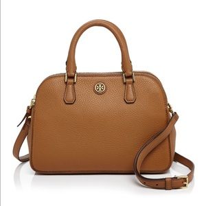 Tory Burch Small Robinson Zip Satchel Handbag