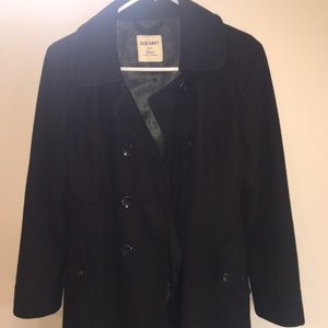 Old Navy black pea coat. Worn only a few times.