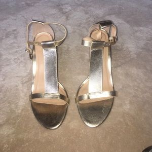Gold heels