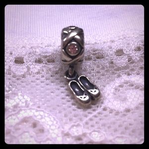 Ballet slipper Pandora bracelet charm