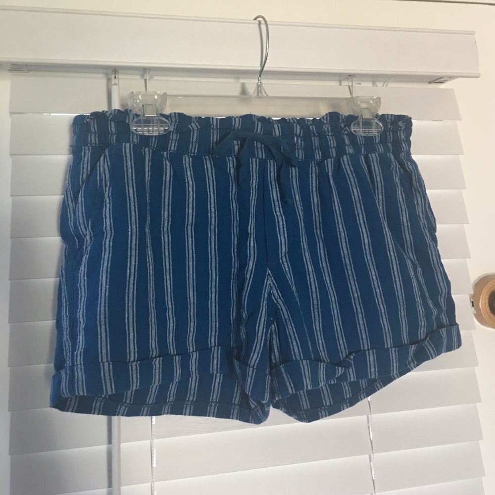 Old Navy cotton shorts-dark blue w/ white stripes
