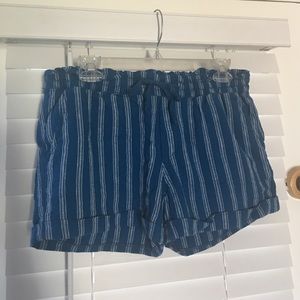 Old Navy cotton shorts-dark blue w/ white stripes