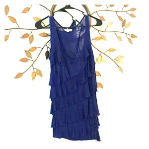 Blue/Purple Ruffle Tank