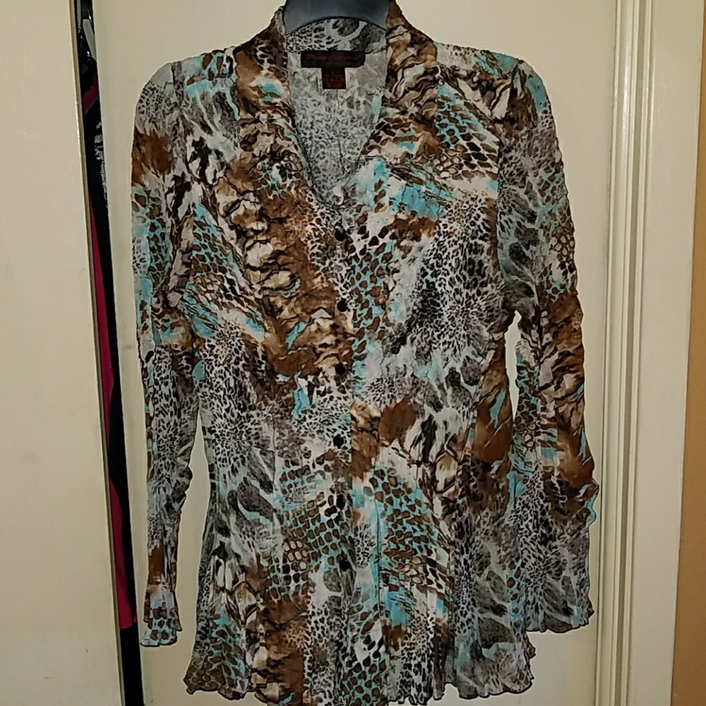 Long-sleeve Swing Top