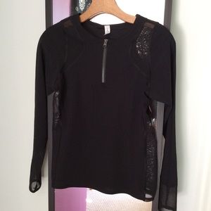 Lululemon Zip Sunshirt