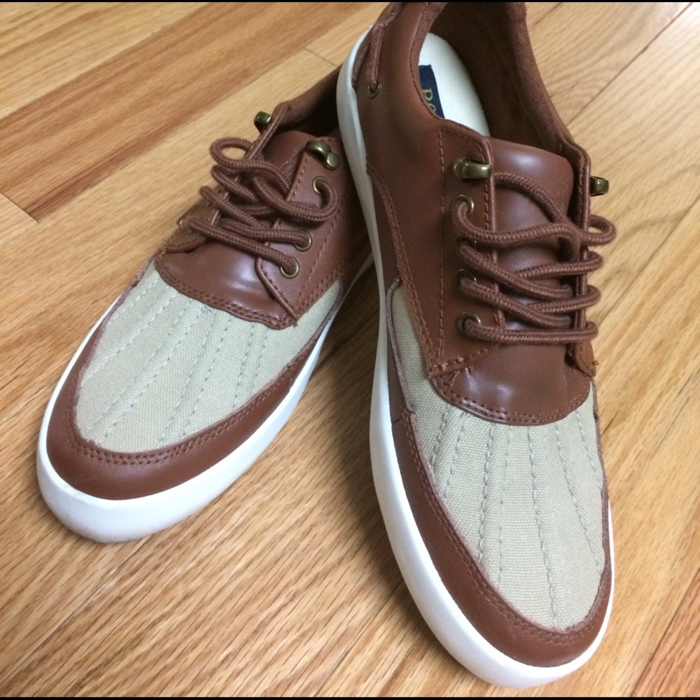 Polo by Ralph Lauren Leather Boat Shoes/Sneakers