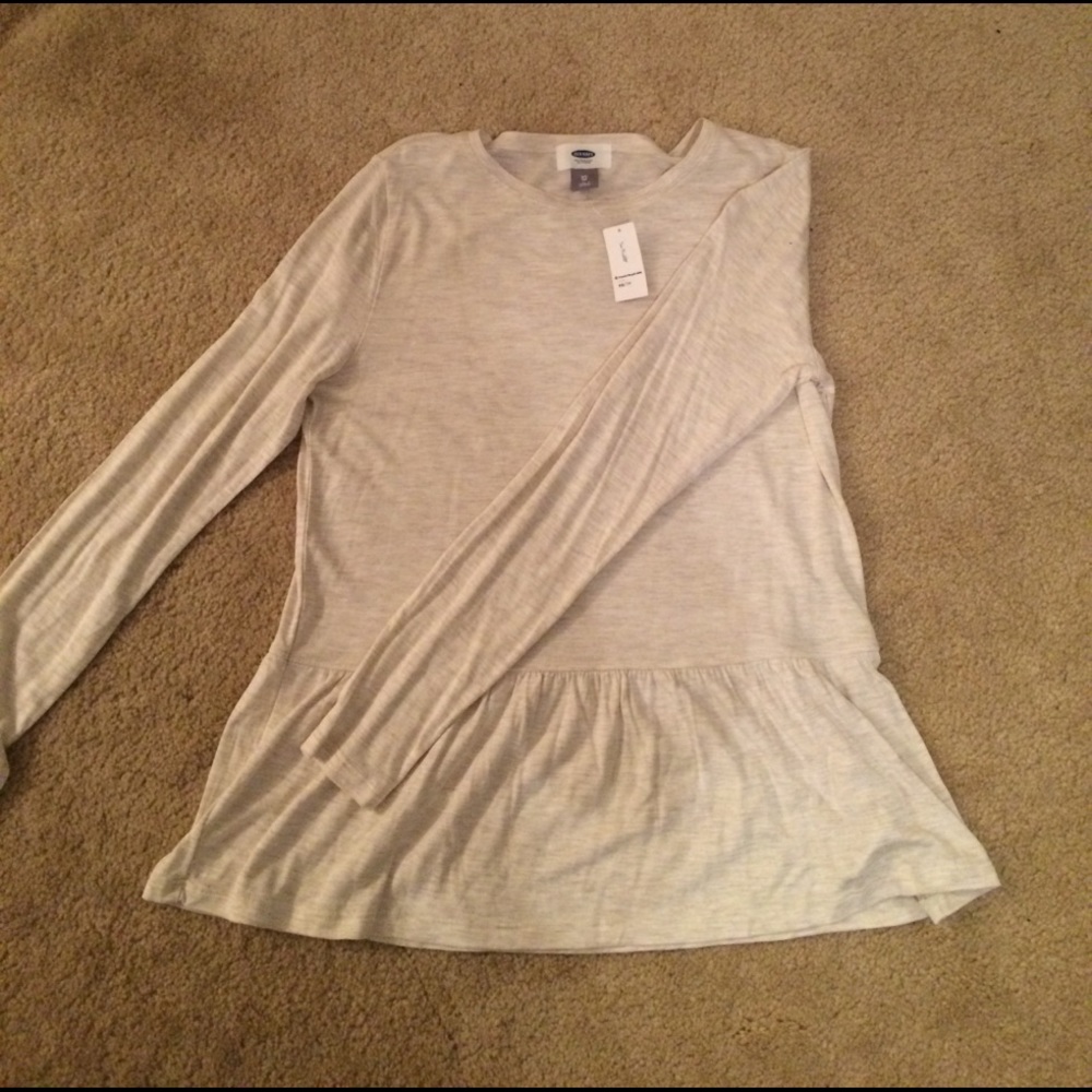 Old navy peplum shirt