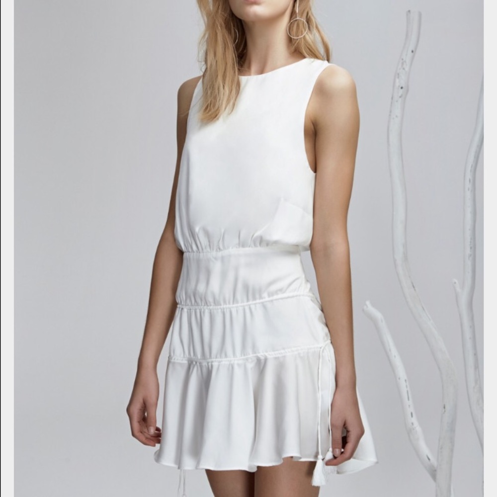 Stevie Mini Dress (in Cloud)