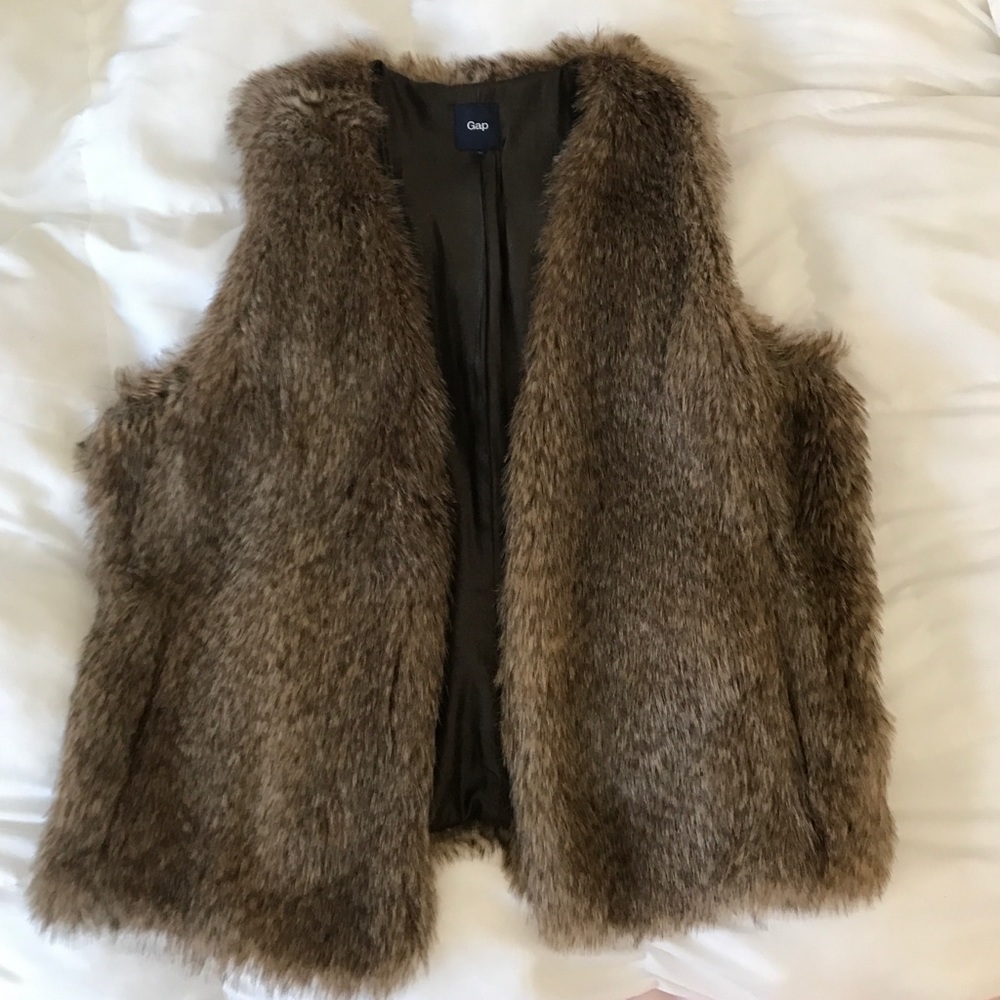 Gap Faux Fur Vest