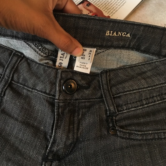 Gray Mango Bianca Skinny Jeans - Picture 4 of 4