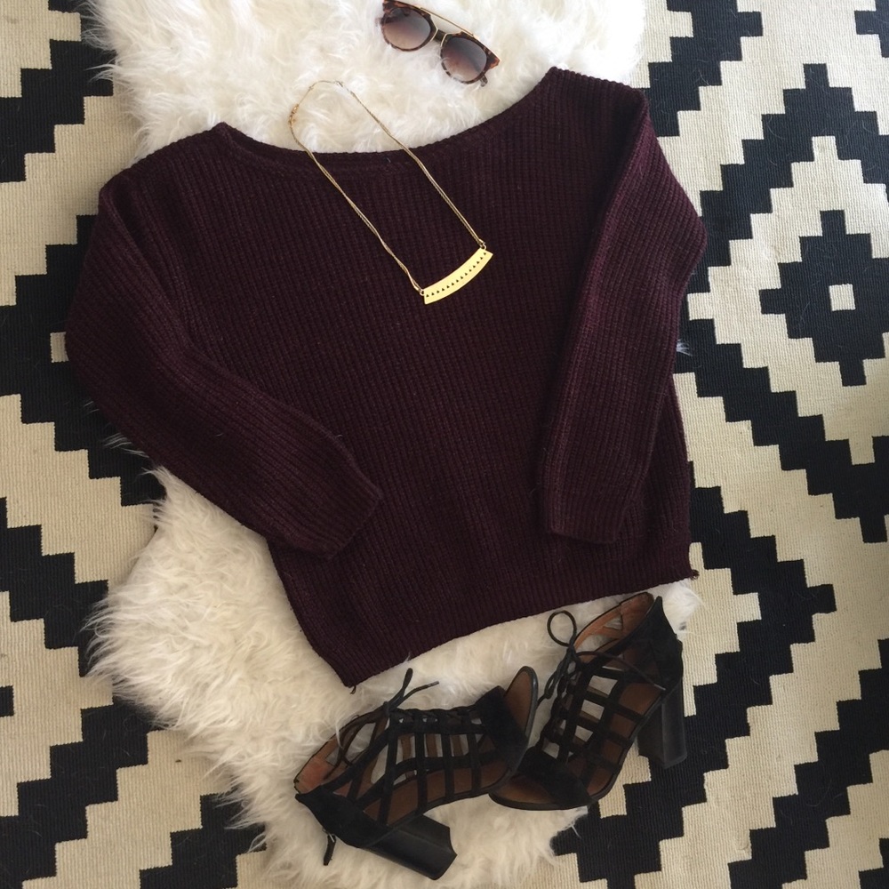 Missguided Off the shoulder sweater