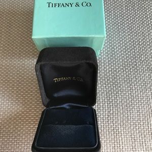 TIFFANY & CO. Ring Box and Blue Box and Pouch