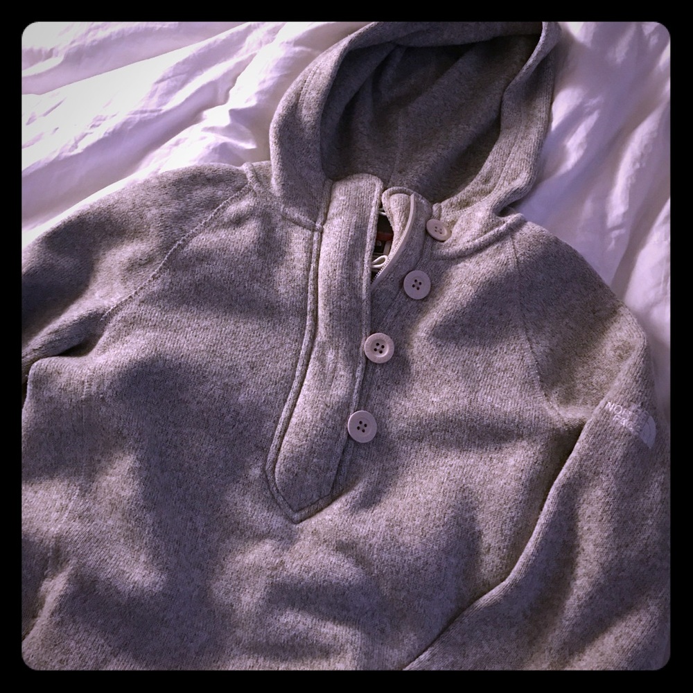 North Face hooded sweater