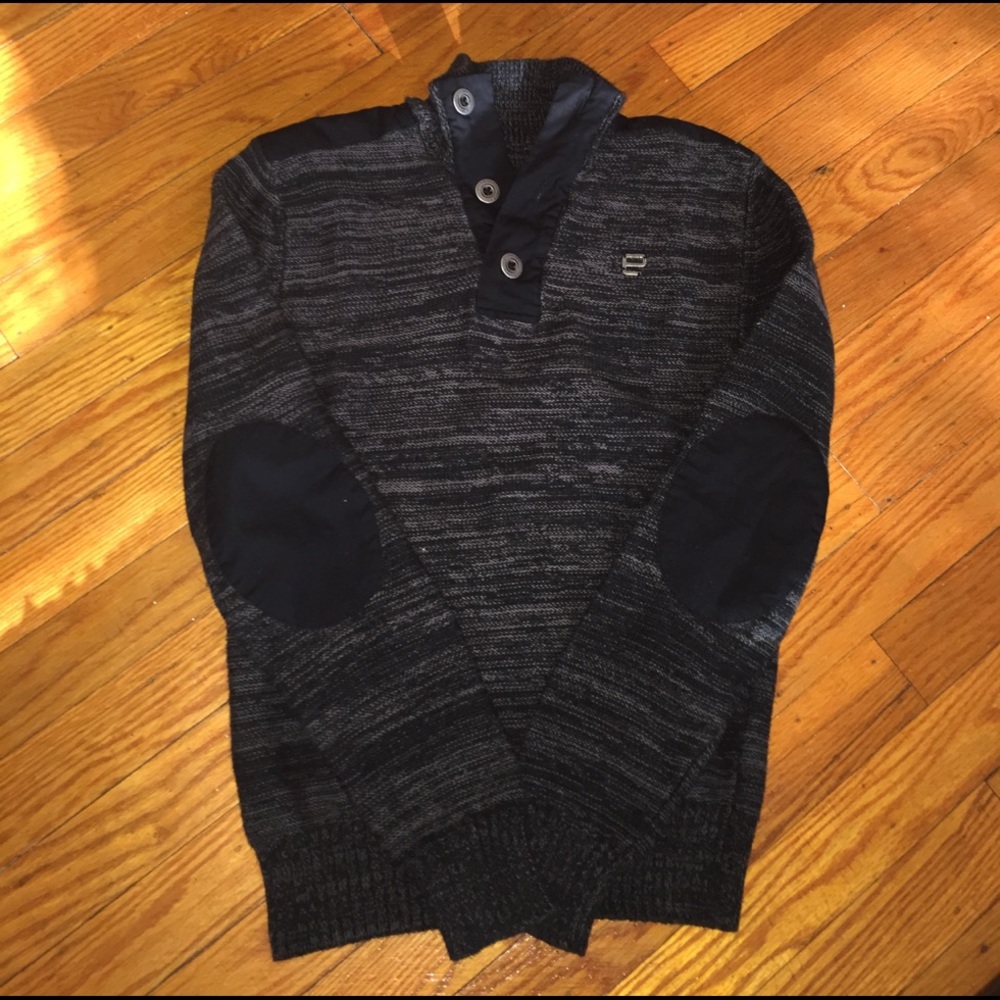 Boys Sweater With Patch Elbows