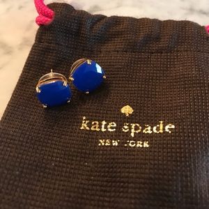 Kate spade blue statement earrings