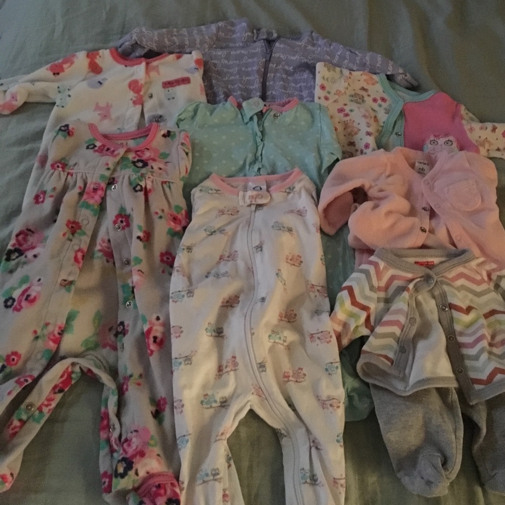 Carter,Gerber👶🏼Infant pj's🌝💫 8 pair