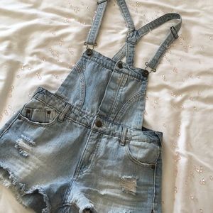 overall shorts