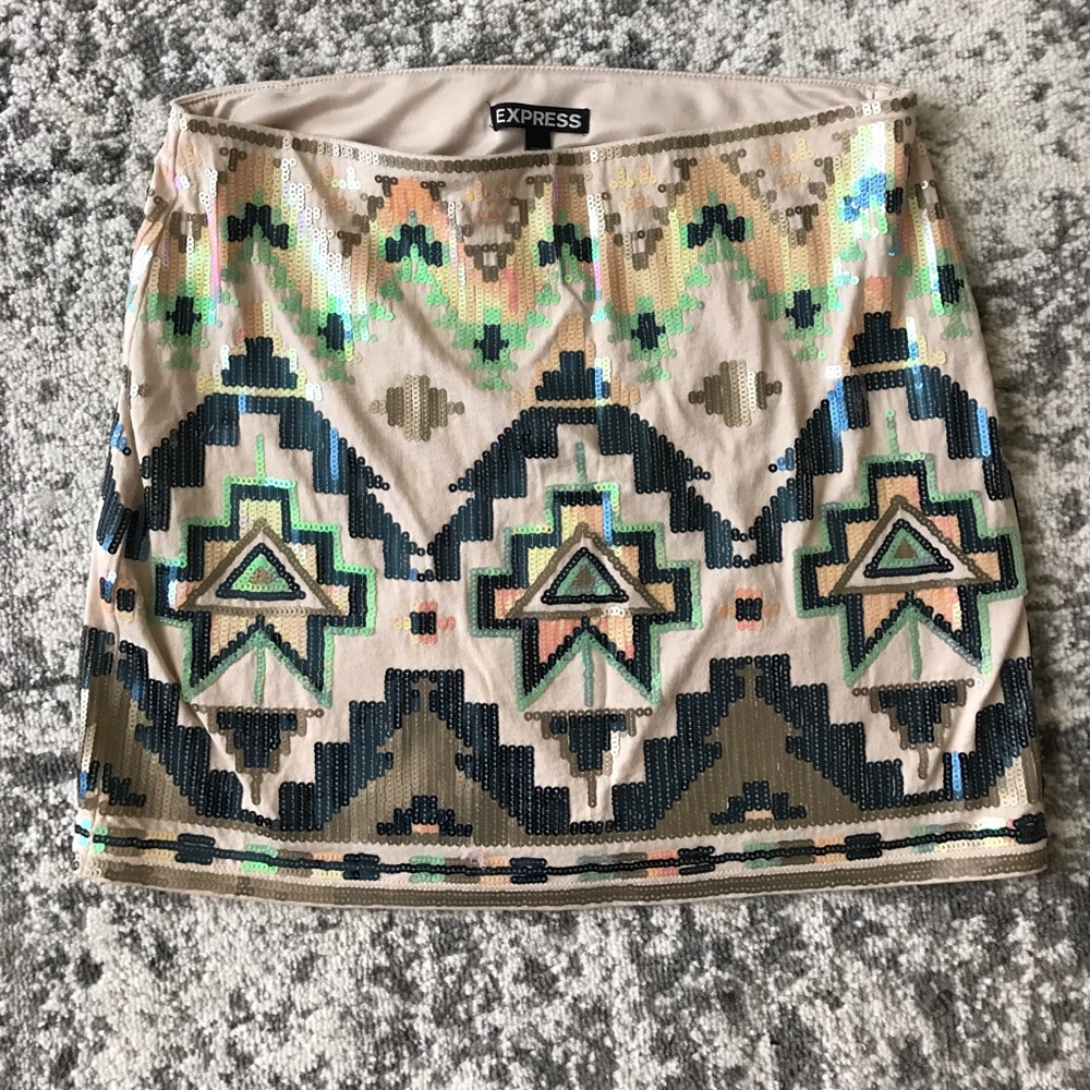 New Express Sequin Skirt