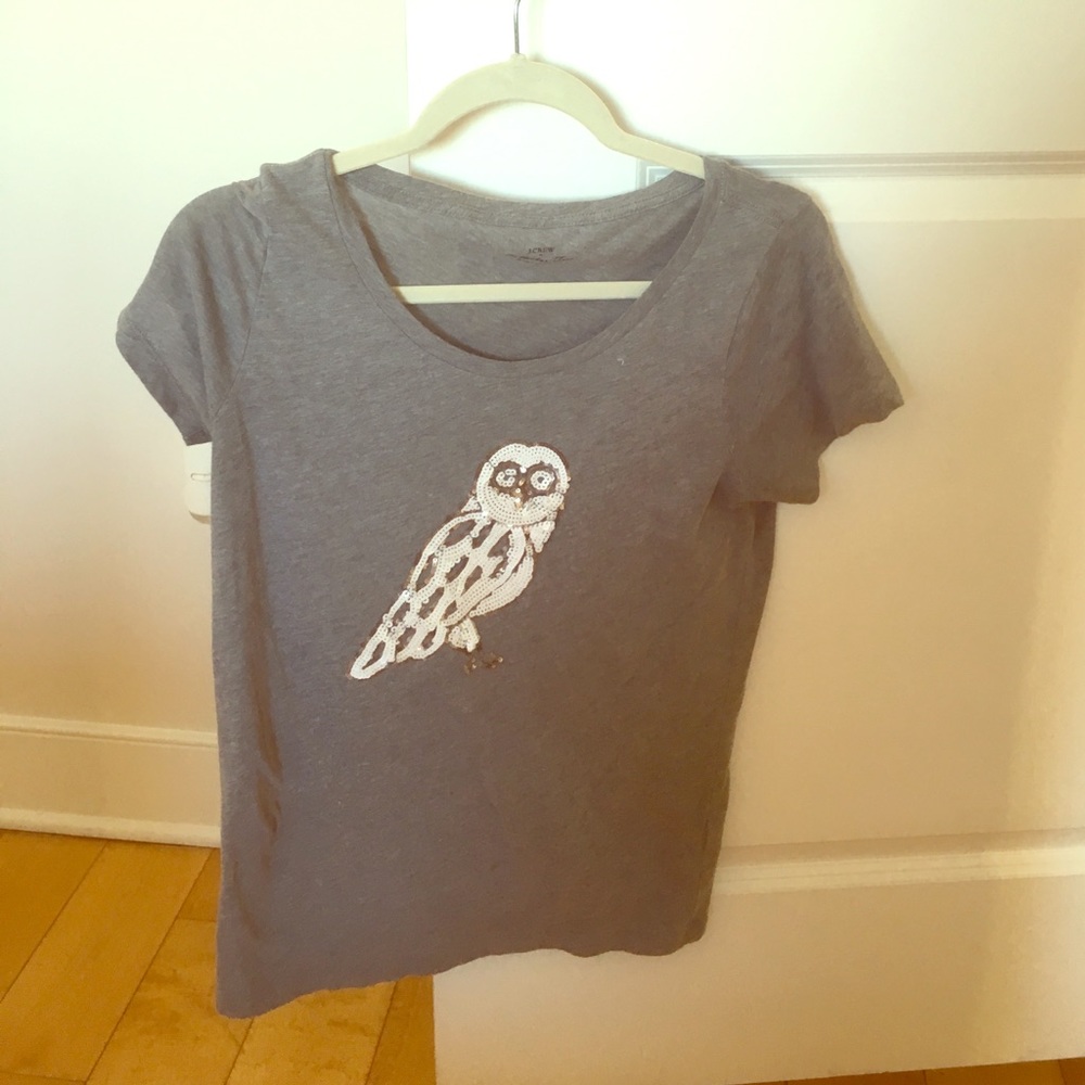 J. Crew owl tee