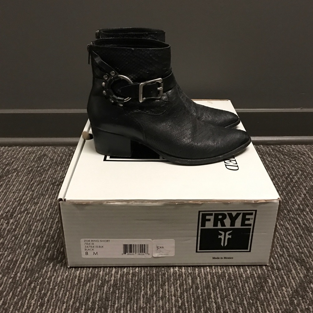 Frye Zoe Ring Short Bootie 8.0
