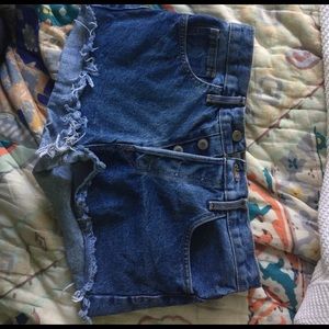 High waisted demon jeans