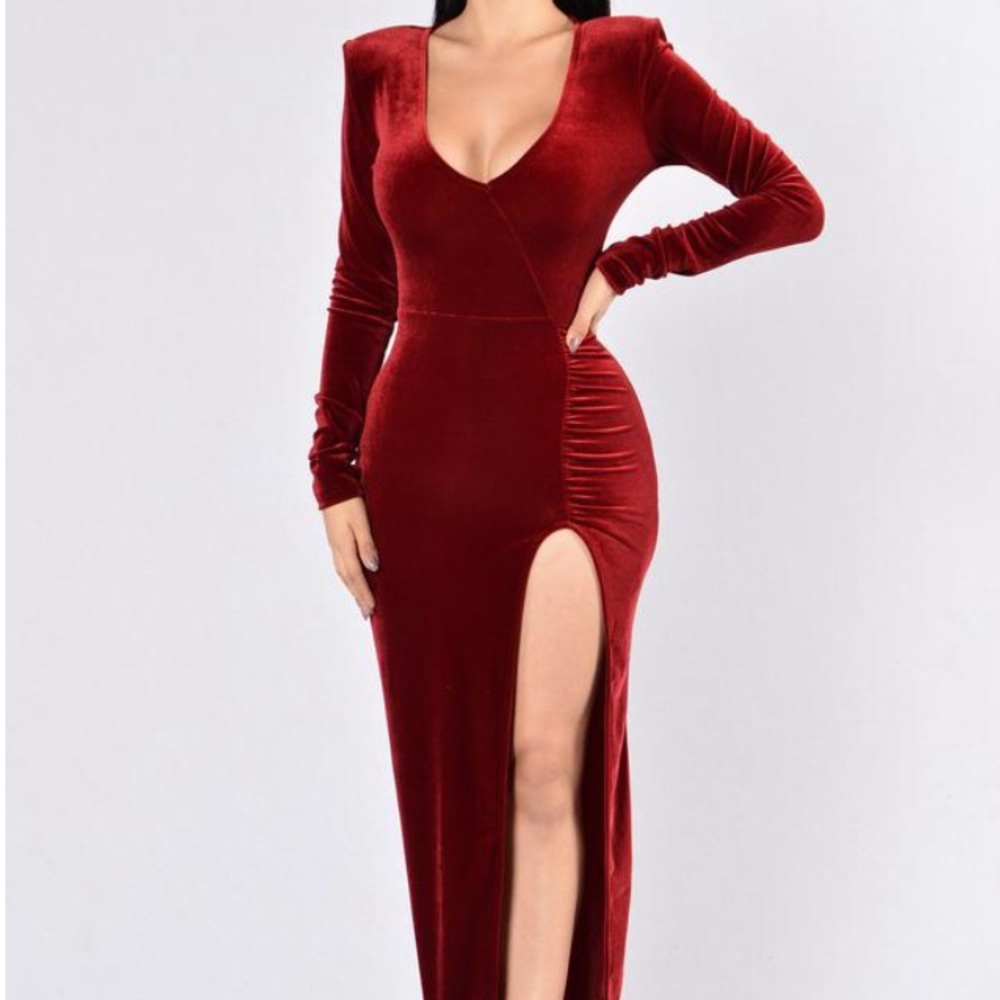Fashion Nova Love Sex Magic Velvet dress