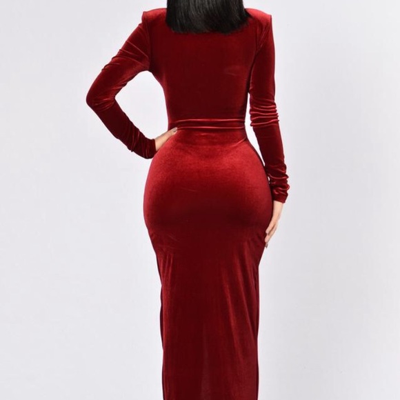 Fashion Nova Love Sex Magic Velvet dress - Picture 3 of 3