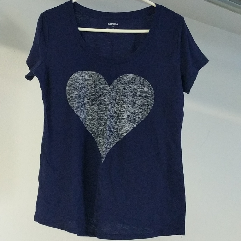 Express blue tee