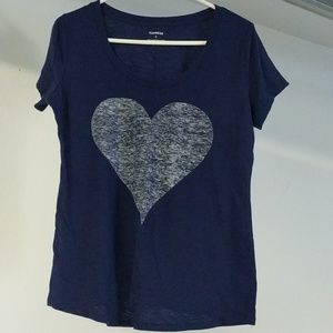 Express blue tee