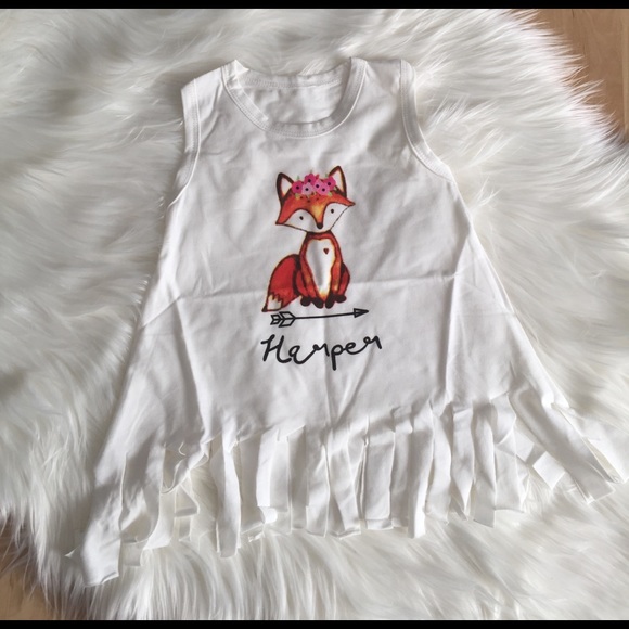 Harper Fox Tassel Fringe Sleeveless T-Shirt - Picture 2 of 3