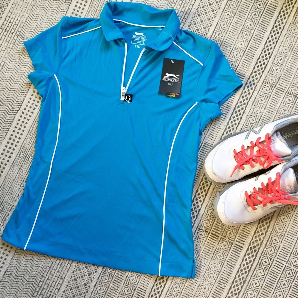 Slazenger Blue Golf Shirt