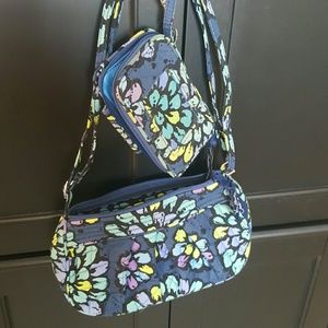 Vera bradley purse and wristlet