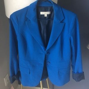 Bright blue blazer