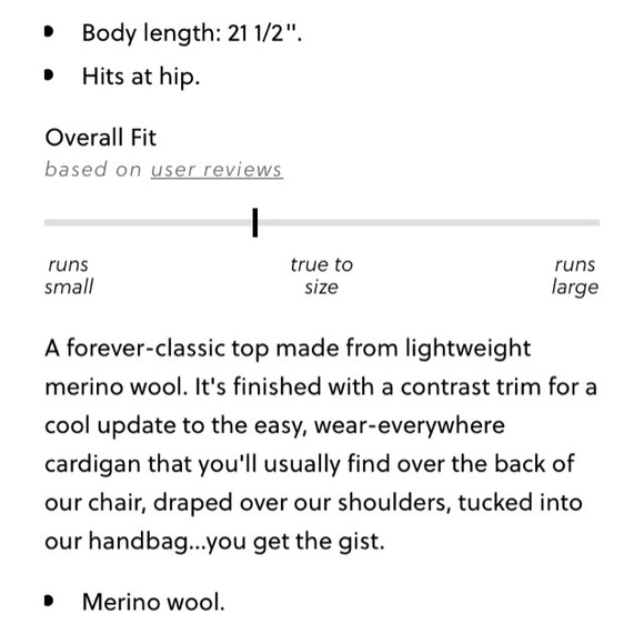 BNWT tipped merino wool Jackie shell - Picture 3 of 4