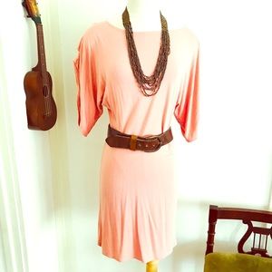 Rosey Pink Amazing Soft Modal Jersey Dress