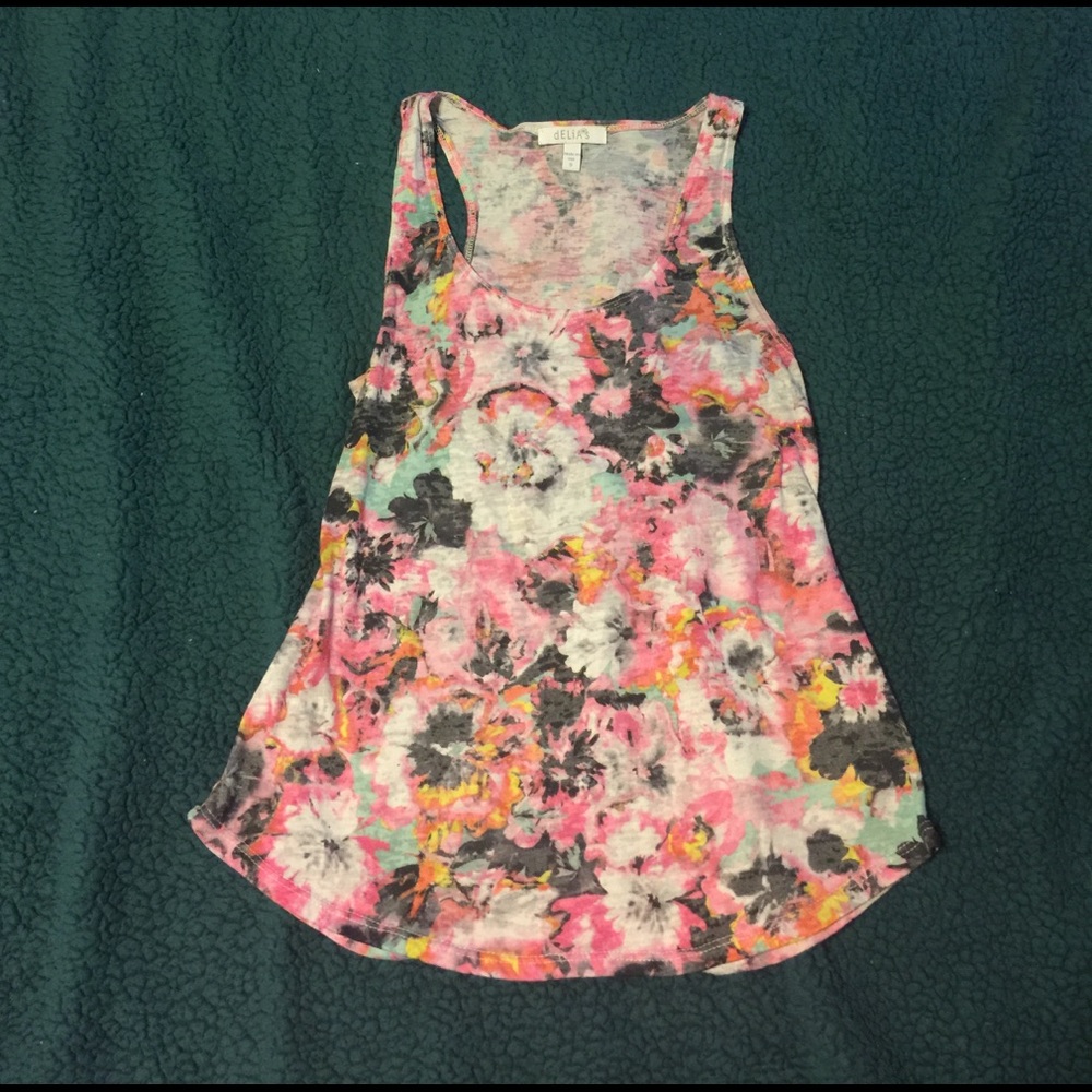 Floral tank top