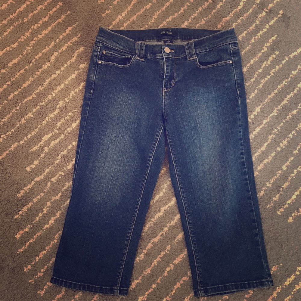 White House Black Market Noir Pedal Pushers