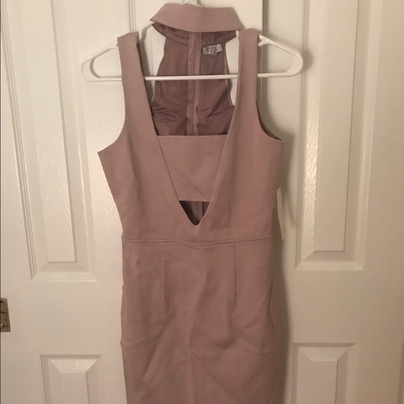 Choker body con dress mauve - Picture 3 of 8
