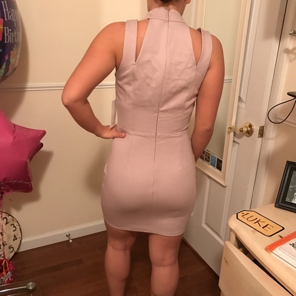 Choker body con dress mauve - Picture 7 of 8