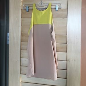 Silk colorblock Top