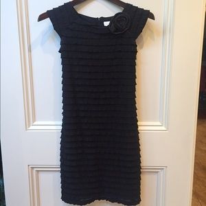 Only Warn Once Sweet Heart Rose Black Dress