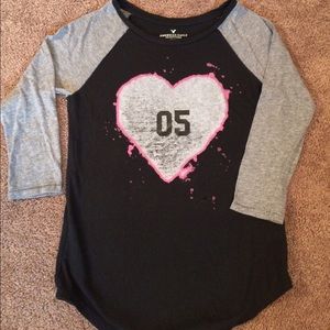 Gently used,American Eagle Outfitters baseball -t
