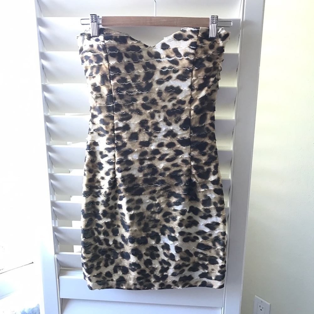 🐾 Leopard / cheetah print mini dress 🐾