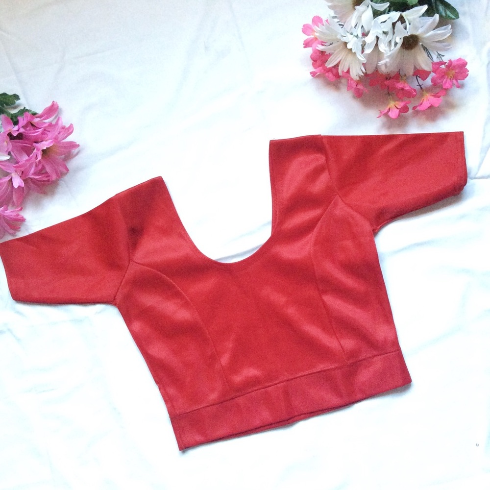 Prep scoop neck crop top , blouse Indian clothing